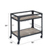 Jorgensen - Serving Cart - Rustic Oak & Charcoal ACME