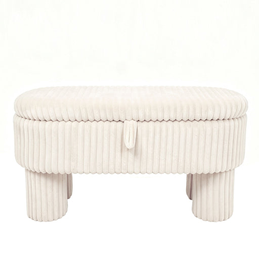 Modern Storage Ottoman Bench For Living Room Noble House