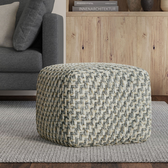 Beatrix - Square Pouf - Multicolor Simpli-Home