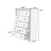 5 Drawer Chest Bedroom Furniture - Silver Home Essentials