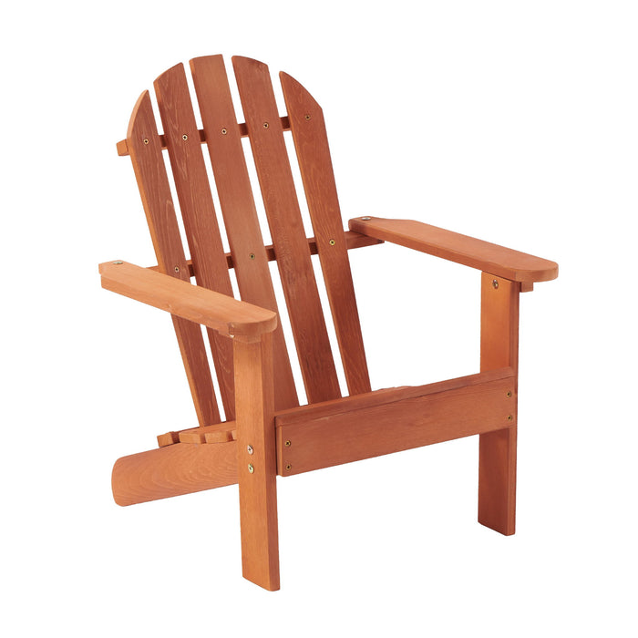 Kids Adirondack Chair For Indoor And Outdoor Use - Red Home Essentials