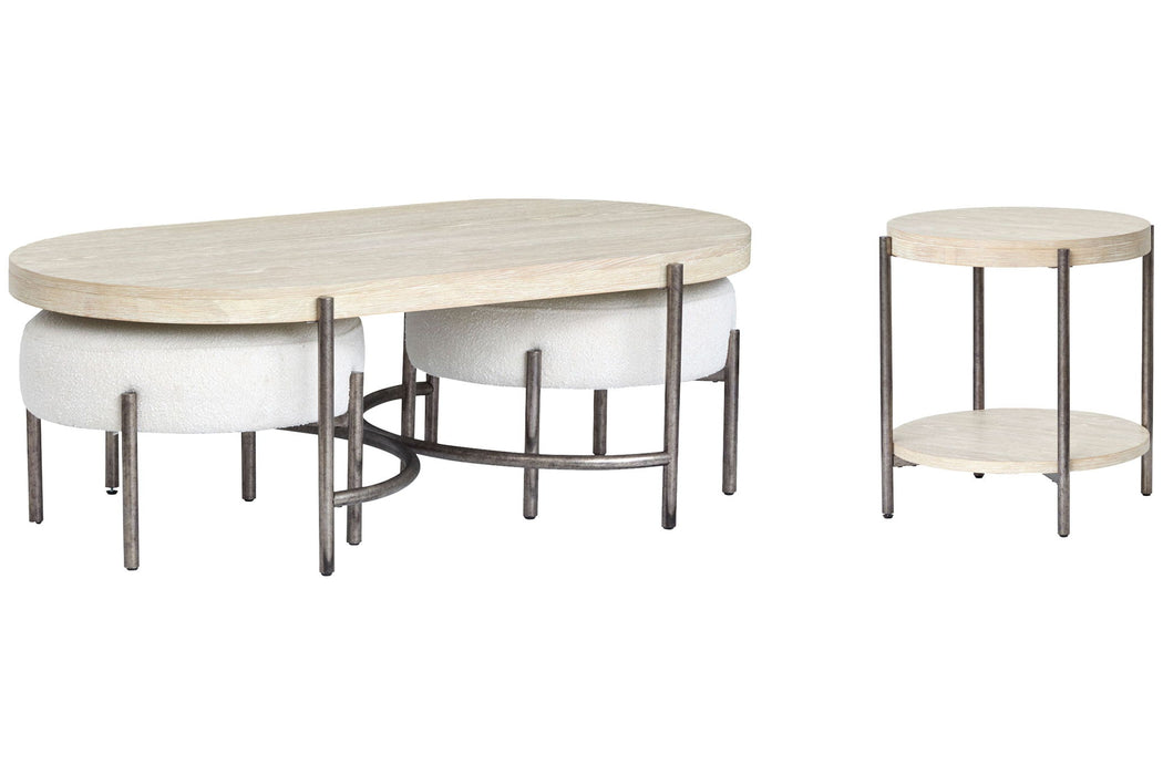Jennings - Oval Cocktail Table Set Magnussen Furniture