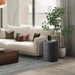 Corbin - Hammered Metal Side Table Simpli-Home