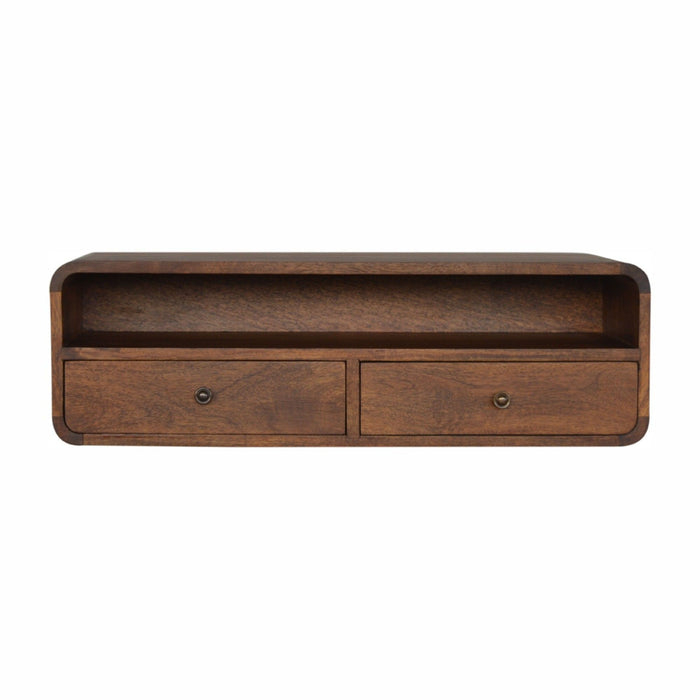 Floating Open Console - Chestnut Artisan Furniture