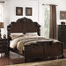 Bed With Carved Details Home Essentials