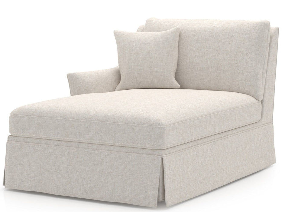Henri - Skirted Chaise LAF, Special Order - White Universal Furniture