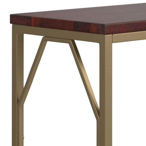 Selma - Handcrafted Metal And Wood Accent Table Simpli-Home