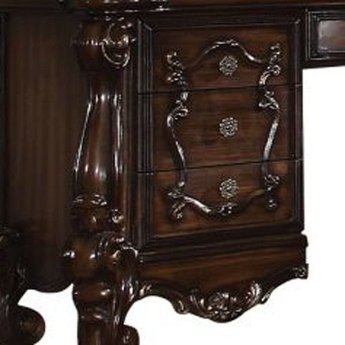 Vanity Table With Seven Drawers - Brown
