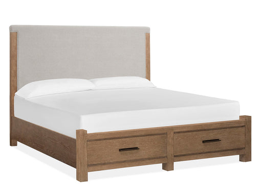 Plum Creek - Upholstered Panel Storage Bed Magnussen Furniture