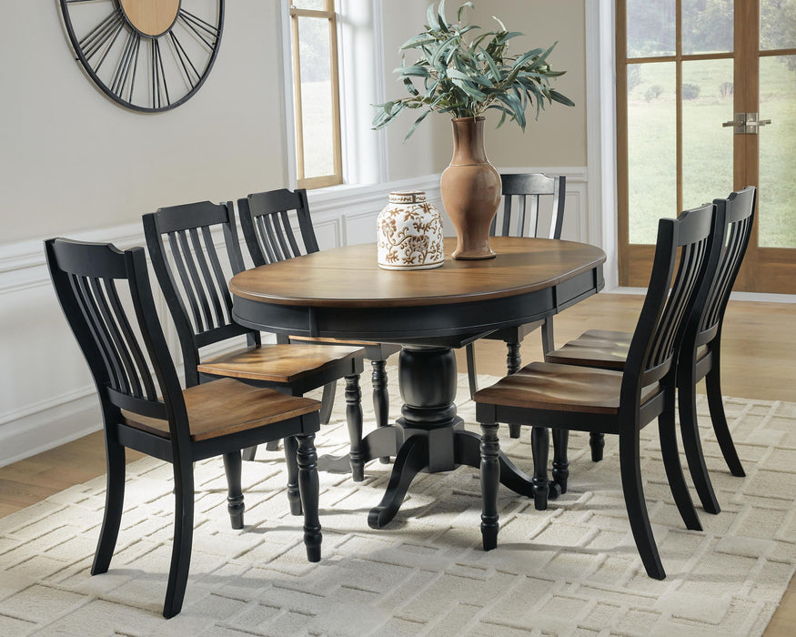 Clorazi - Extension Dining Table Set Signature Design by Ashley®