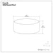 Fredrik - Round Pouf - Black Simpli-Home