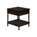 Accent - Table, 2 Tier, Square, Traditional - Walnut 8th Street