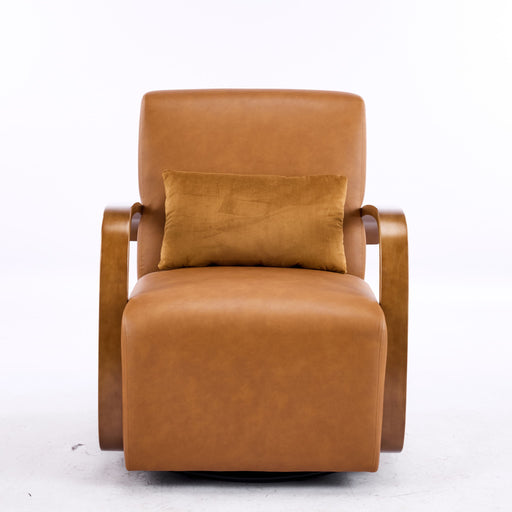 Swivel Accent Rotatable Ergonomic Single Chair For Living Room Home Essentials