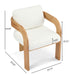 2 Pack Dining Chairs With Pillow Back Noble House