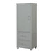 Tall Freestanding Bathroom Storage Cabinet With 2 Drawers And Adjustable Shelf Hearth and Haven
