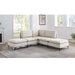Upholstered Modular Sectional With Tall Legs, Medium Firm Seat Home Essentials
