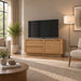 TV Stand For TVs Up To 50" With 1 Door And 2 Drawers Home Essentials