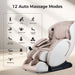 Bosscare - 3D Zero Gravity Massage Chair, Full Body Shiatsu Recliner With App Daily Nest