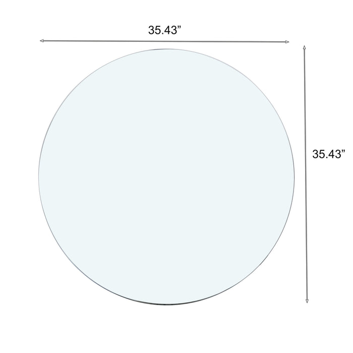 Round Tempered Glass Table Top