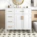 Bathroom Vanity With Sink, 4 Drawers, 2 Doors Hearth and Haven