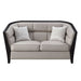 Zemocryss - Loveseat With 2 Pillows - Beige Fabric ACME