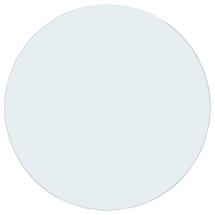 60" 12mm Round Clear Tempered Glass Top - Clear