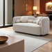 2 Seater Sofa Couch For Living Room - Light Beige Home Essentials