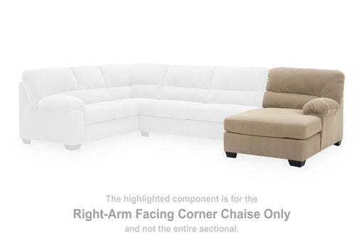 SimpleJoy - RAF Corner Chaise - Sand Signature Design by Ashley®