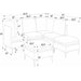 Upholstered Modular Sectional & Tall Legs Home Essentials