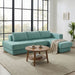 L-Shaped Modular Sofa With Double Layer Cushion Noble House