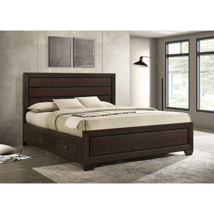 Holmgren - Panel Bed With Side Drawers Furniture Max
