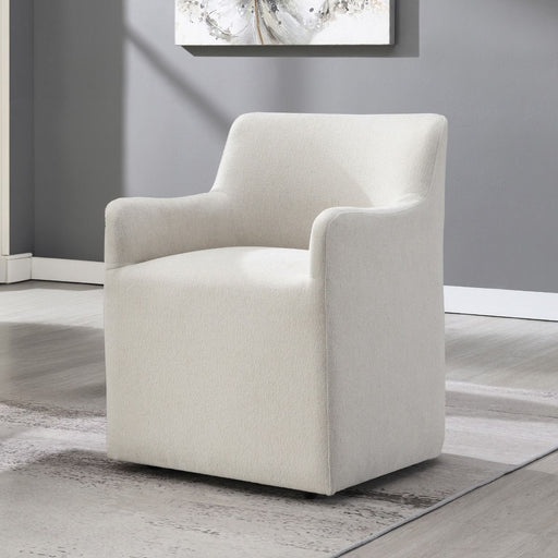 Cafell - Arm Chair With Swivel Casters - Cream ACME