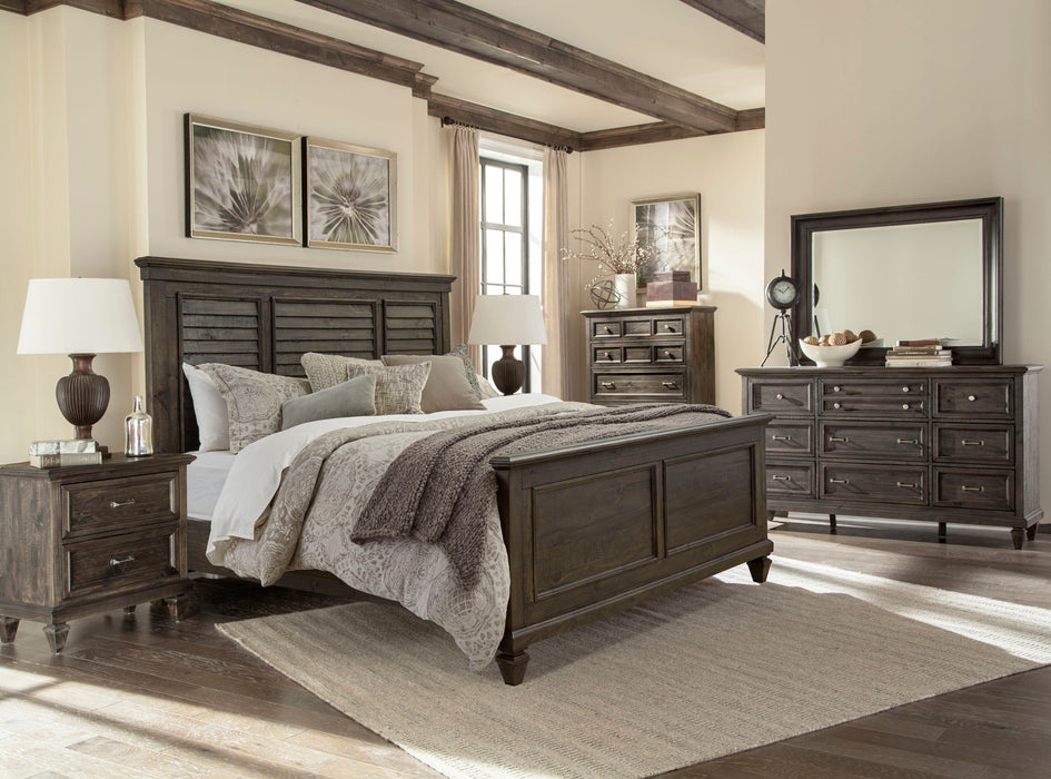 Calistoga - Mirror In Weathered Charcoal - Weathered Charcoal Magnussen Furniture