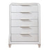 Bedroom Chest With 5 Drawers Storage Furniture - White Home Essentials