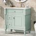 Modern Bathroom Vanity With Sink, Freestanding Cabinet With Flip Drawer & Adjustable Shelf Hearth and Haven