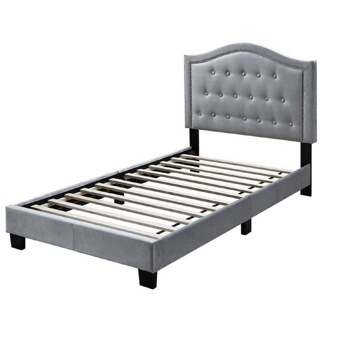 European Style Bed, Button Tufted Headboard Home Essentials