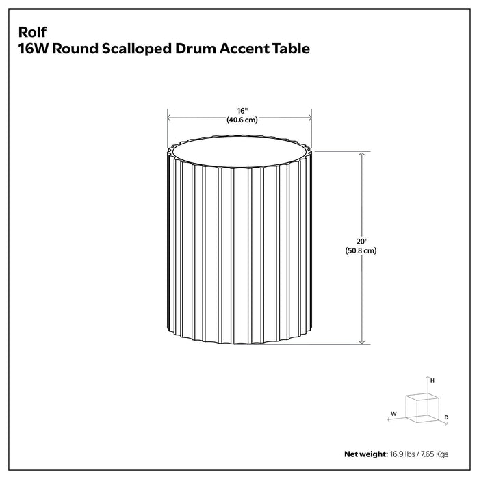 Rolf - Side Table Simpli-Home