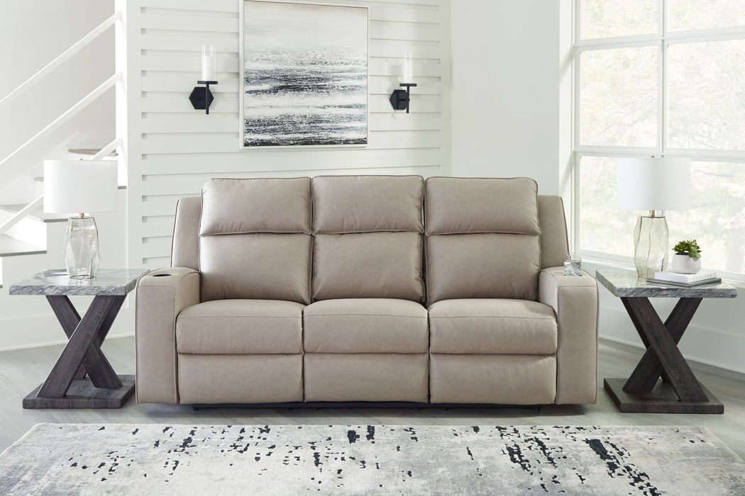 Lavenhorne - Reclining Sofa With Drop Down Table Signature Design by Ashley®