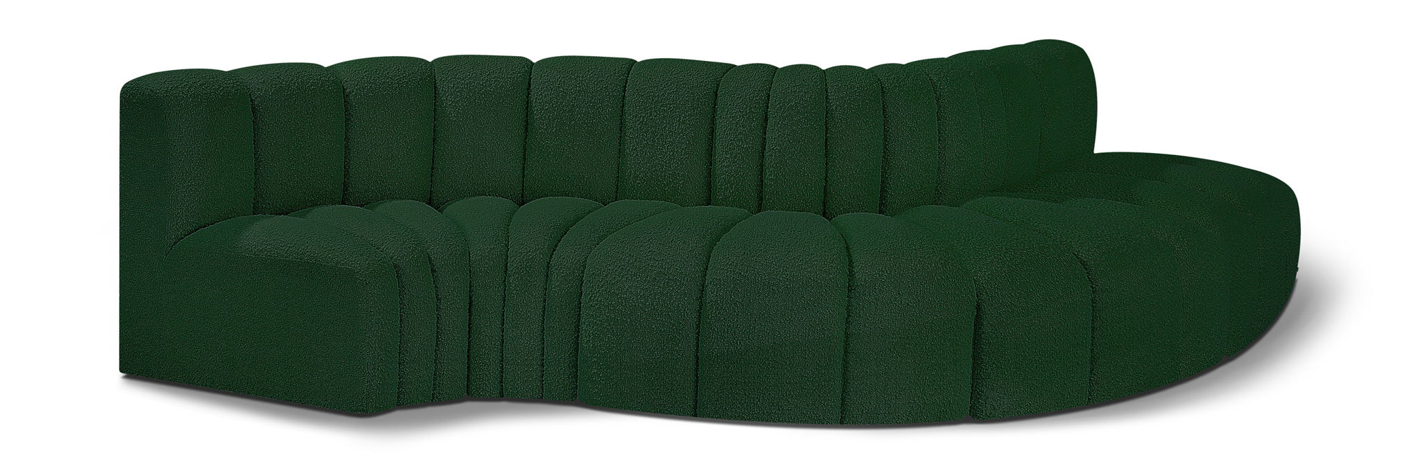 Arc - Boucle Fabric 5 Piece Modular Sofa Meridian Furniture