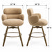 Jena - Bar Chair With Swivel Acme