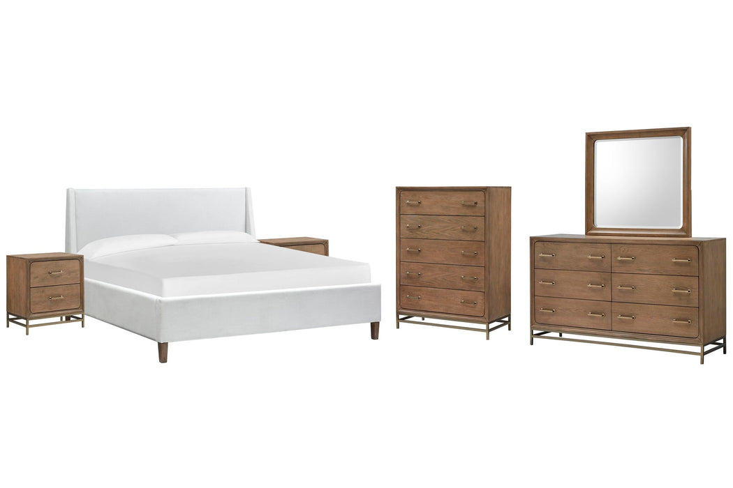 Lindon - Upholstered Island Bed Set Magnussen Furniture