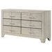 Strout - 6 Drawer Dresser - Cream Furniture Max