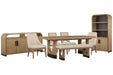 Tristan - Extendable Trestle Dining Table Set Magnussen Furniture