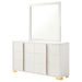 6 Drawer Dresser With Mirror - White Furniture Max