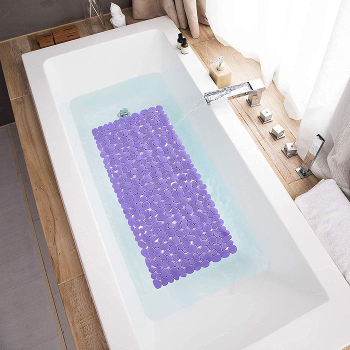 35" Pebble Shower Mat - Purple