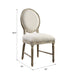 Upholstered Dining Chairs (Set of 2) - Brown Emerald Home