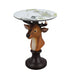 Deer Head Accent Table, Animal Statue For Living Room - Brown Home Essentials
