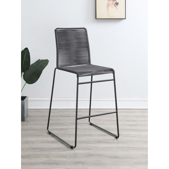 Jerome - Bar Chair (Set of 2) - Charcoal Furniture Max