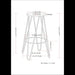 Simeon - Multifunctional Metal Stool With Wood Seat Simpli-Home