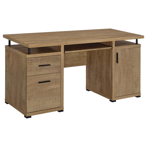 Swan - 2 Drawer Computer Desk - Mango Color Furniture Max